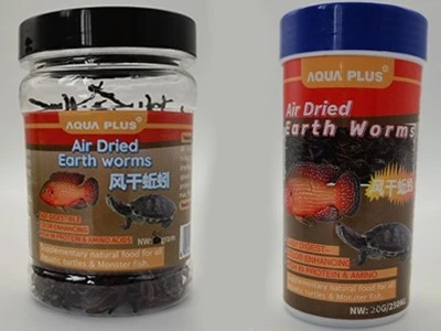 Aqua Plus Air Dried Earth worms Aqua Plus Air Dried Earth worms