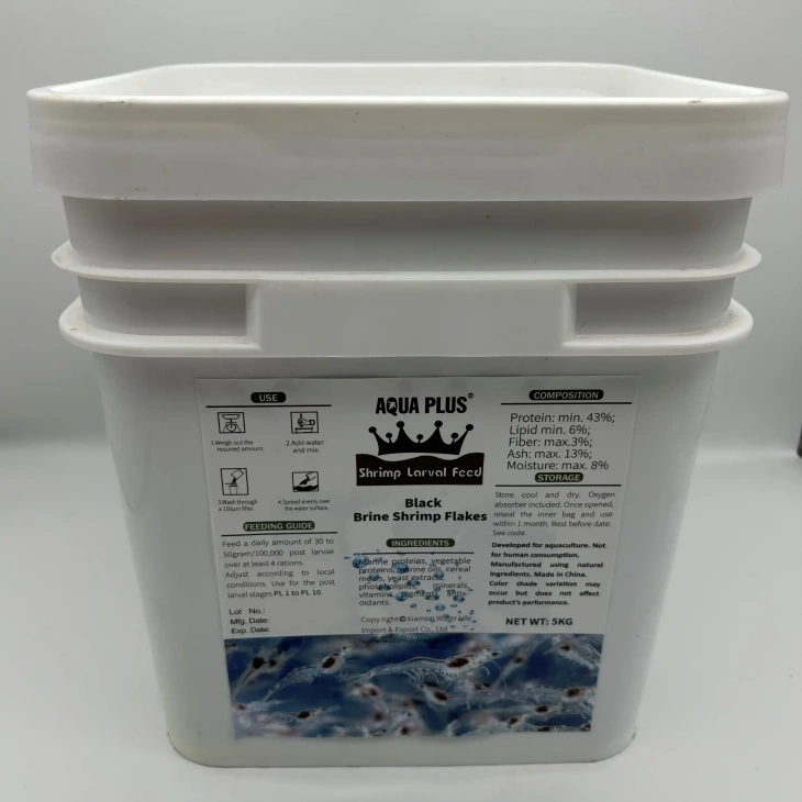Shrimp Larval Black Flakes factory